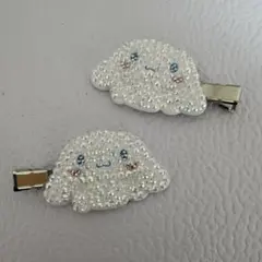 シナモン　前髪クリップ