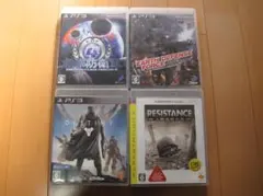 ＰＳ３ソフト４枚セット　地球防衛軍４ 他