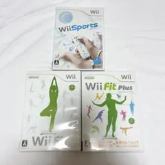 Wii Sports & Wii Fit Plus 3点セット　スポーツ　任天堂