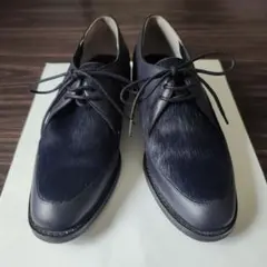 Callipigia ネイビー レースアップシューズ