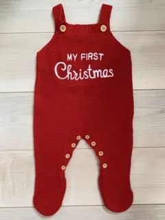 赤色ロンパース MY FIRST Christmas