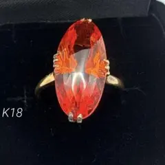 ☆【昭和レトロ】K18 合成ルビー 千本透かし 13号 3.3g - メルカリ