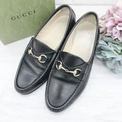 GUCCI グッチ ホースビット ローファー ゴールド金具 革靴 レザー
