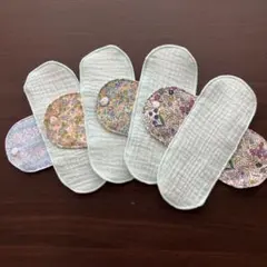 216おりもの用布ナプキンぽこぽこ肌触りのsherbet blue色下着を守る