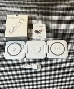 3in1 折り畳み式ワイヤレス充電器 急速充電