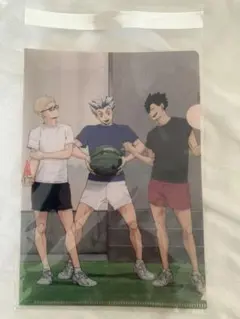 セブンイレブン限定　ハイキュー　 A5オリジナルクリアファイル 月島 木兎 黒尾