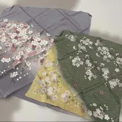 【2枚】宇野千代　風呂敷　大判