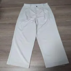 【MONO−MART】TRストレッチ タックワイドスラックスパンツ