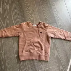 DOUBLE.B ブラウン トレーナー ミキハウス