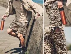 グラミチ　ニコアンドヒョウ柄 サルエルパンツ 調整可能ベルト付き 2025年最新】レオパード グラミチの人気アイテム - メルカリ