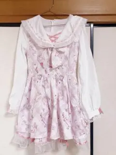 LIZLISA風 sewing bare柄セットアップ