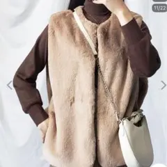 me+em select ベスト　ジレ