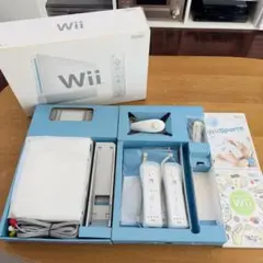 【値下げ！】任天堂 Wii 本体 リモコン、ヌンチャク、Wii Sports付き