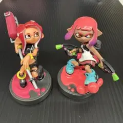 amiibo アミーボ スプラトゥーン イカガール＆タコガール2体セット