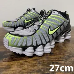 ナイキ　ショックス TL　27cm　ウルフグレー/ライムブラスト　箱無し
