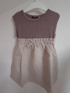 【新品】Bebe ノースリーブワンピース 100cm