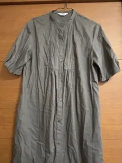 【美品M】JPRESSシャツワンピース