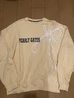 PEARLY GATES スウェット トレーナー ホワイト - メルカリ
