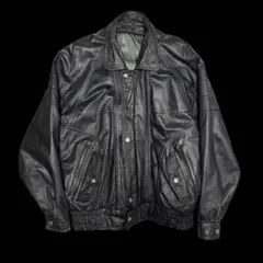 y2k archive leather jacket 短丈　レザー　本革　34