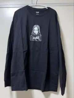x-girl エックスガール　ブラック　ロングTシャツLサイズ