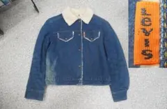 70's三角リボンタグ訳あり状態Levi'sリーバイスボアデニムジャケット