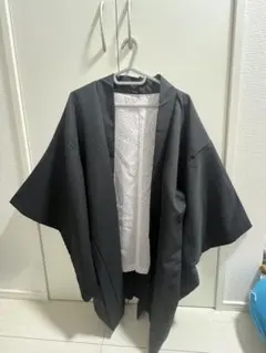 黒の羽織、刺繍デザイン