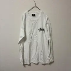ステューシー　STUSSY 長袖カットソー ホワイト Sサイズのサムネイル