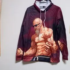 パーカー　ドラゴンボール　茶系　XL　裏微起毛