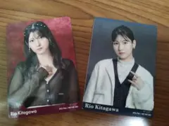 北川莉央ちゃん トレカ2種セット