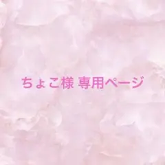 ちょこ様 購入専用ページのサムネイル