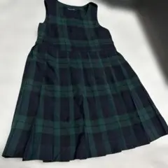 RALPH LAURENラルフローレン　ノースリーブワンピース120ジャンスカ