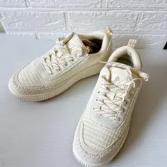 ❣️メンズ スニーカー 白 厚底 おしゃれ カジュアル 軽量 人気【26.5】