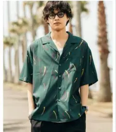 JOURNAL STANDARD スプラッシュパターン オープンカラーシャツのサムネイル