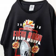 デルタフィエスタボウルオハイオステートバックアイズTシャツブラック黒XL古着