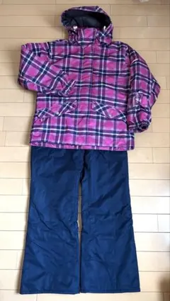 puraconsciusピュアコンシャス スキーウェアセット150cmグローブ付