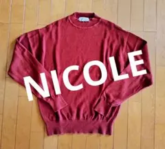 メンズ　SEDUCTION NICOLE　エンジ　 ハイネックセーター