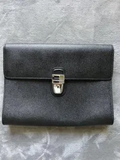 極美品】DELVAUXデルヴォーDロゴ クラッチバッグ パッチワーク