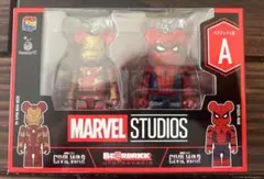 MARVEL BE@RBRICK アイアンマン スパイダーマン 2体セット a賞