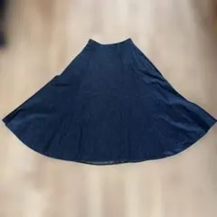/3区デニムフレアスカート サイズ30