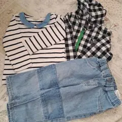 ベビー服 トップス パンツ 3点セット まとめ売り