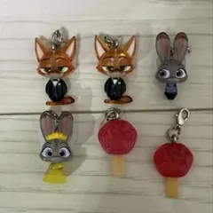 ズートピア1.2 めじるしアクセサリー 6個セット