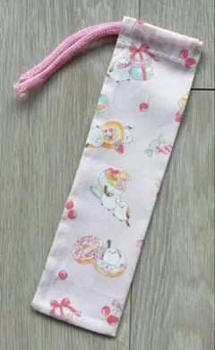 ハンドメイド　お箸袋　カトラリー袋　歯ブラシ袋　巾着　シマエナガ　ピンク ハンドメイド カトラリー袋 お箸袋 歯ブラシ袋 巾着 プリンセス - メルカリ