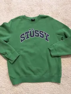 stussy sports スウェット 即完売 グリーン 希少 - メルカリ