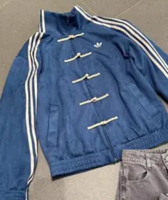 新品 Adidas 巳年チャイナトラックジャケットネイビー Mサイズ