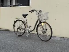 中古【26型電動アシスト】SANYO サンヨーCY-SVA26SA　 シルバー  エネループ自転車 ヨドバシ.com - サンヨー SANYO 電動アシスト自転車（26型） CY