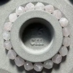 天然石ブレスレット／パワーストーンブレスレット／ローズクォーツ