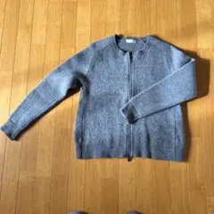 ジップアップカーディガン カーディガン