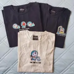 ドン・キホーテ限定　ドラえもん Tシャツ 3枚セットアクキー付