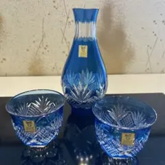 中古品 エンジェル ヴィンテージエッグ ブルー 空 瓶付き シャンパン
