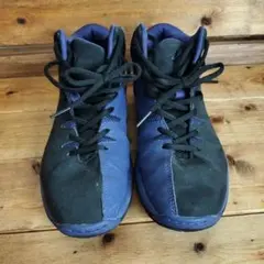 バスケットシューズ ブラック　パープル　ブルー　アシックス　24センチ